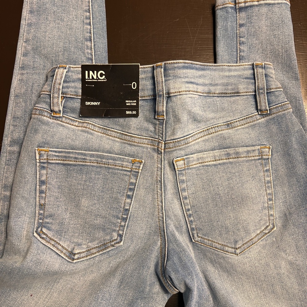 INC International Concepts Women's Denim Skinny Jeans